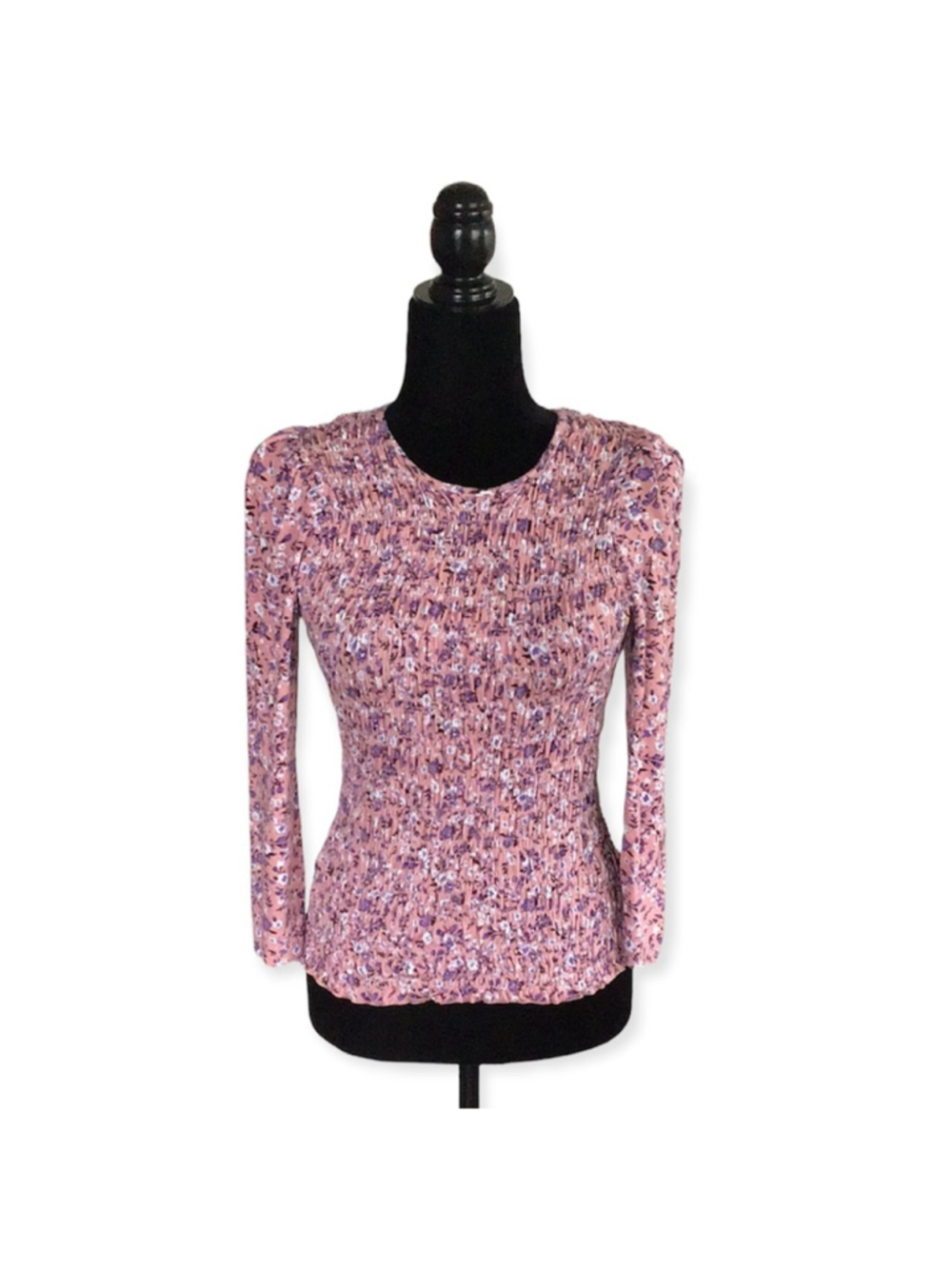 Maison d’Amelie Paris Floral Smocked Top, size S